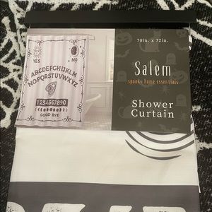 NWT Salem Halloween Ouija shower curtain spirit board